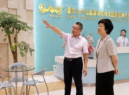 重庆市市委常委、纪委书记宋依佳一行莅临山外山公司调研